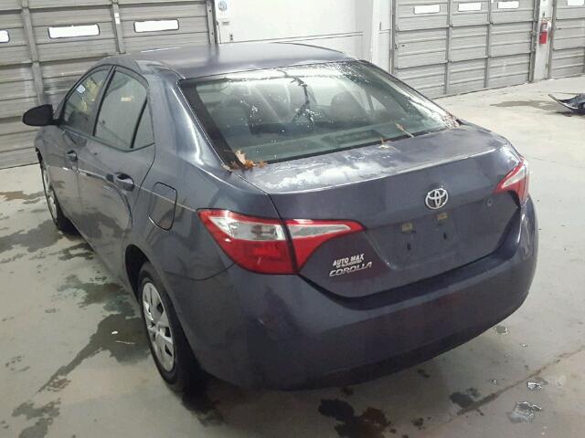 5YFBURHEXGP498547 - 2016 TOYOTA COROLLA L GRAY photo 3