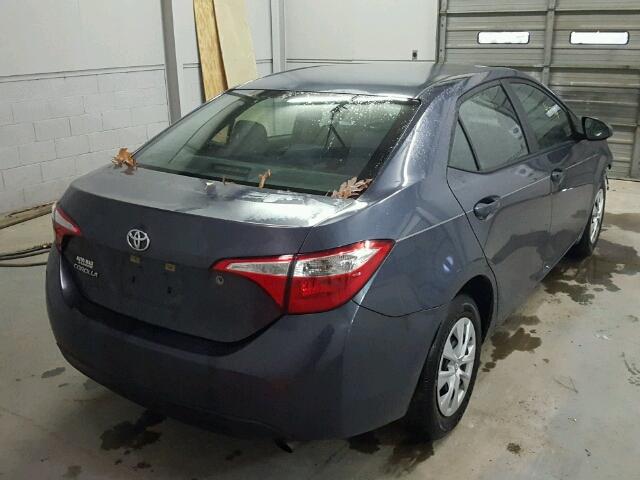 5YFBURHEXGP498547 - 2016 TOYOTA COROLLA L GRAY photo 4