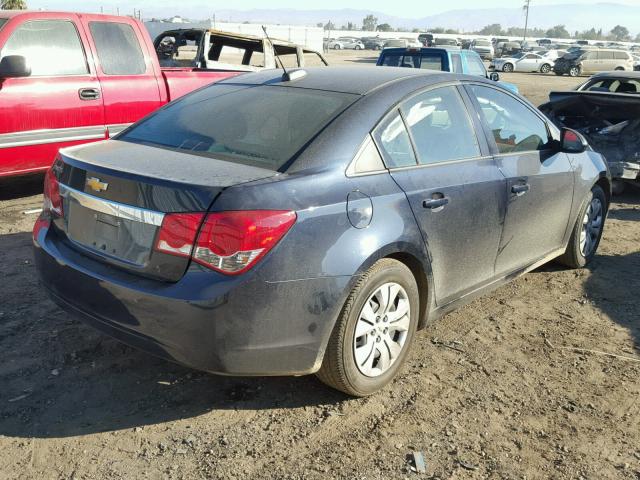 1G1PC5SG4G7212505 - 2016 CHEVROLET CRUZE LIMI BLUE photo 4