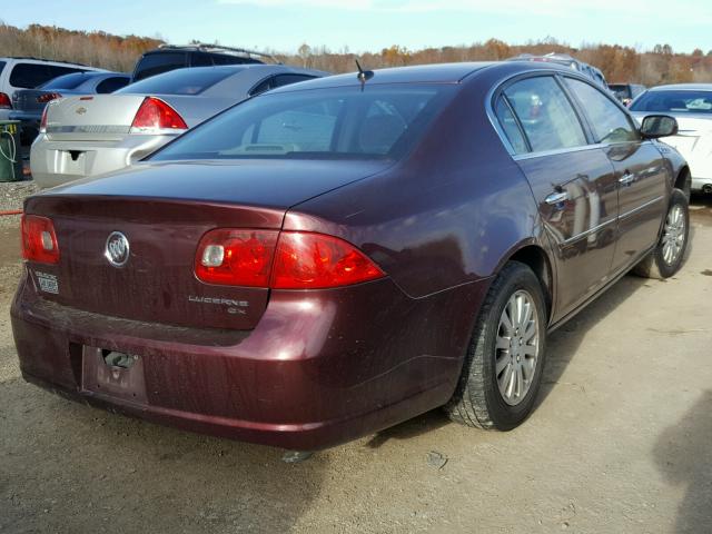 1G4HP57226U163989 - 2006 BUICK LUCERNE CX PURPLE photo 4