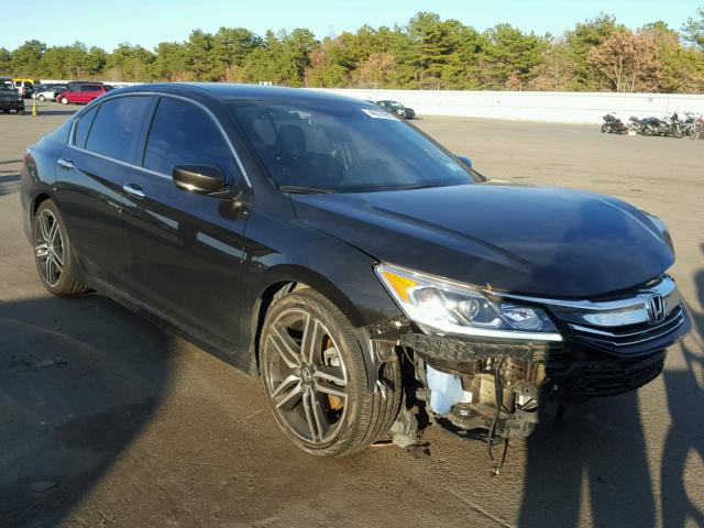 1HGCR2F53GA121113 - 2016 HONDA ACCORD SPO GRAY photo 1