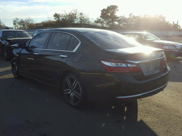 1HGCR2F53GA121113 - 2016 HONDA ACCORD SPO GRAY photo 3