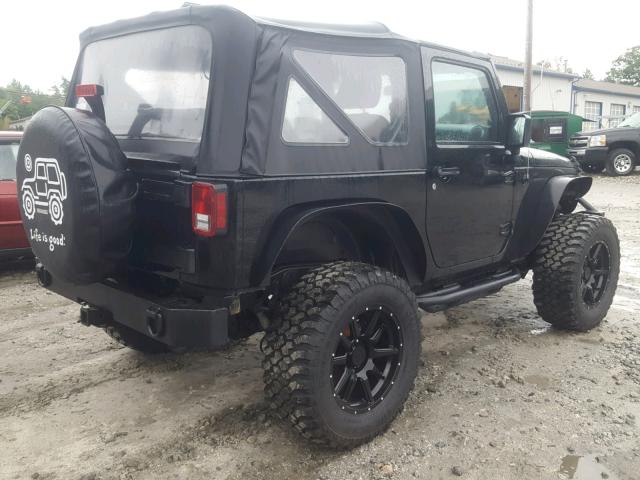 1C4AJWAG6DL626754 - 2013 JEEP WRANGLER S 黑色 照片 4