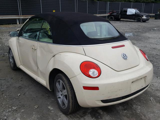 3VWRF31Y66M330577 - 2006 VOLKSWAGEN NEW BEETLE Krem foto 3