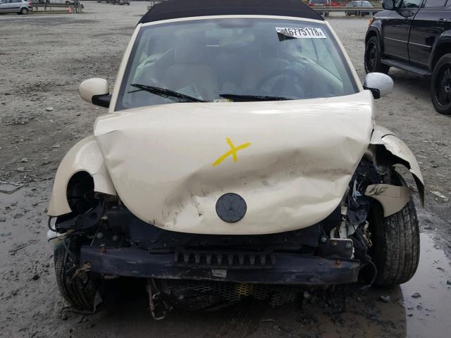 3VWRF31Y66M330577 - 2006 VOLKSWAGEN NEW BEETLE Krem foto 9