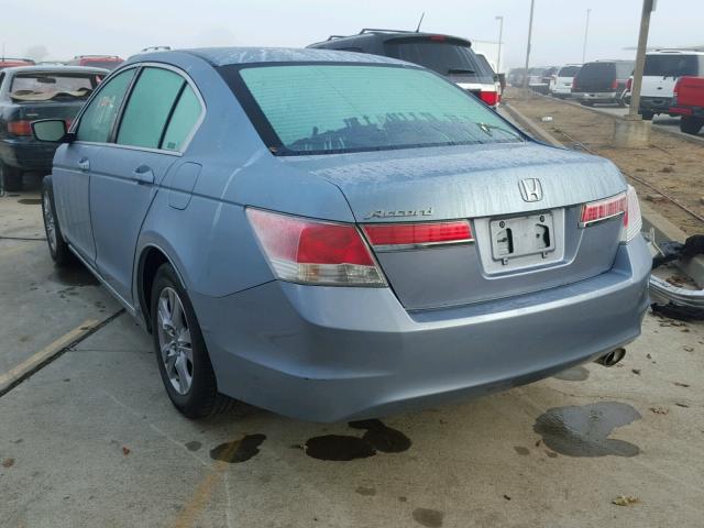 1HGCP2F49CA074404 - 2012 HONDA ACCORD LXP BLUE photo 3