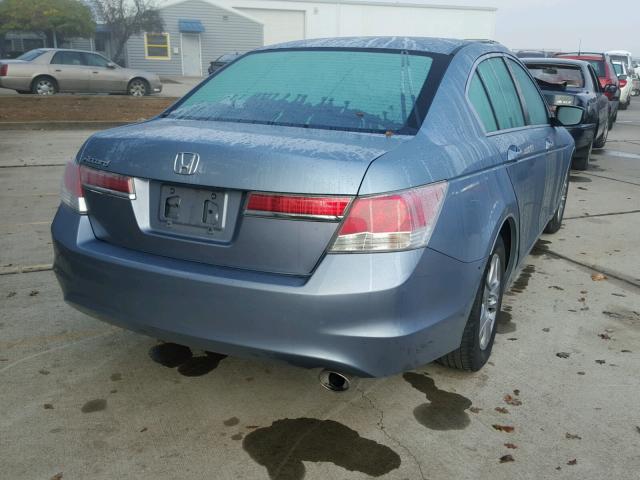 1HGCP2F49CA074404 - 2012 HONDA ACCORD LXP BLUE photo 4