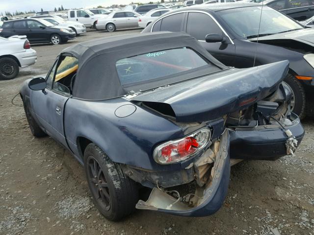 JM1NA3531T0719575 - 1996 MAZDA MX-5 MIATA BLUE photo 3