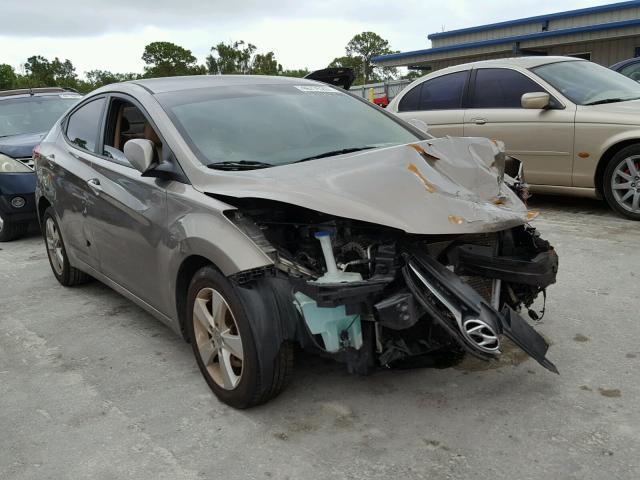 5NPDH4AE0DH337661 - 2013 HYUNDAI ELANTRA GL TAN photo 1