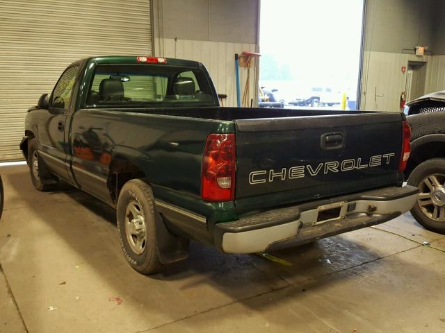 1GCEC14V83E363288 - 2003 CHEVROLET SILVERADO GREEN photo 3