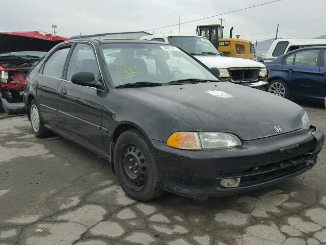 JHMEH9695NS001776 - 1992 HONDA CIVIC EX BLACK photo 1