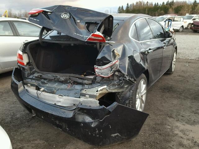 1G4PS5SK5F4161378 - 2015 BUICK VERANO BLACK photo 4