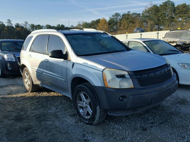 2CNDL63F856130467 - 2005 CHEVROLET EQUINOX LT SILVER photo 1