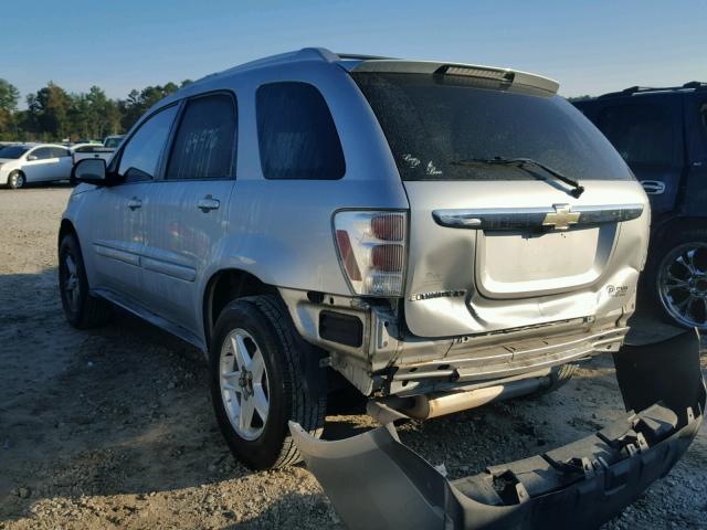 2CNDL63F856130467 - 2005 CHEVROLET EQUINOX LT SILVER photo 3