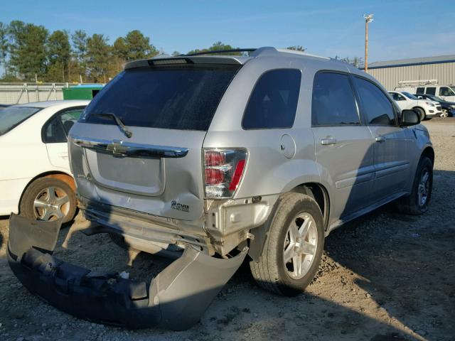 2CNDL63F856130467 - 2005 CHEVROLET EQUINOX LT SILVER photo 4