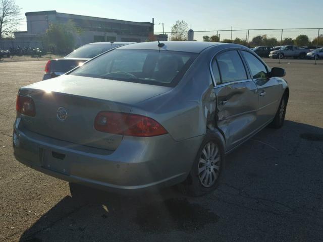 1G4HP57236U222211 - 2006 BUICK LUCERNE CX GREEN photo 4