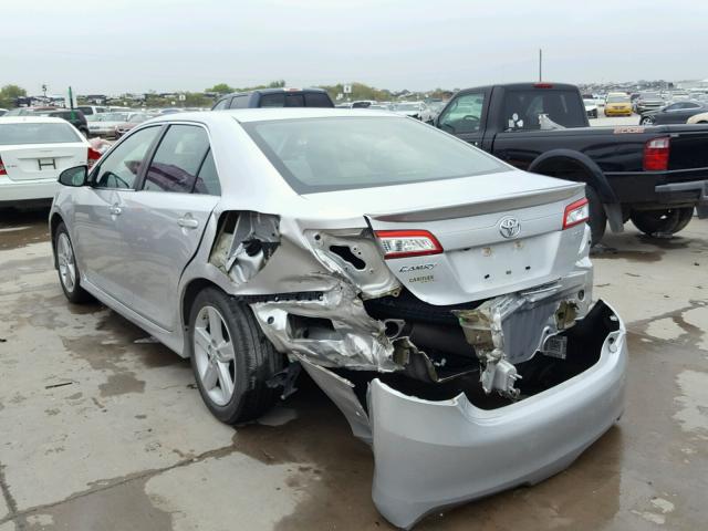 4T1BF1FK9EU384314 - 2014 TOYOTA CAMRY L SILVER photo 3