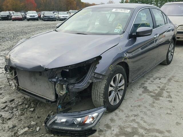 1HGCR2F39EA265759 - 2014 HONDA ACCORD LX GRAY photo 2