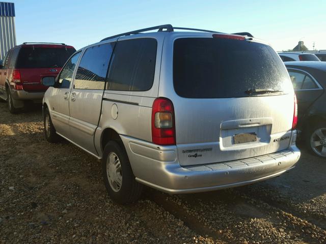 1GNDX13E12D170218 - 2002 CHEVROLET VENTURE LU SILVER photo 3