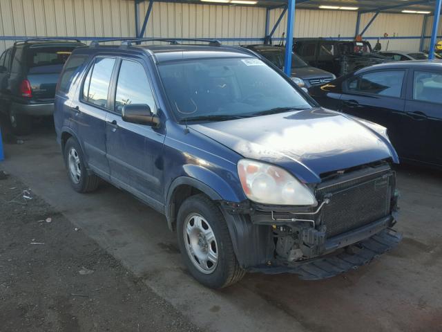 SHSRD68545U302620 - 2005 HONDA CR-V LX BLUE photo 1