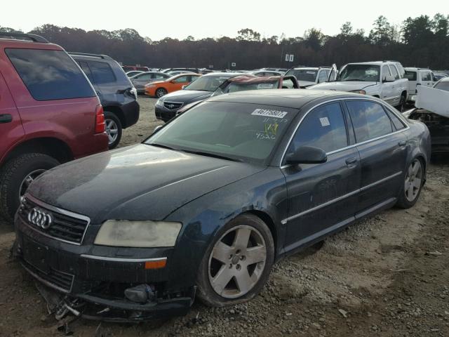 WAUML44EX4N009526 - 2004 AUDI A8 L QUATT GREEN photo 2