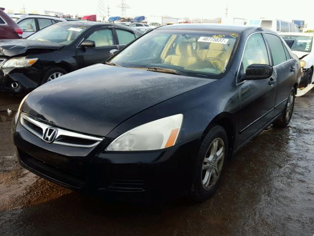 1HGCM56326A010260 - 2006 HONDA ACCORD SE BLACK photo 2