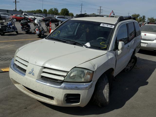 4A4MM31S84E074405 - 2004 MITSUBISHI ENDEAVOR X BEIGE photo 2