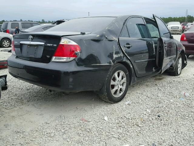 4T1BF32K26U115123 - 2006 TOYOTA CAMRY LE BLACK photo 4