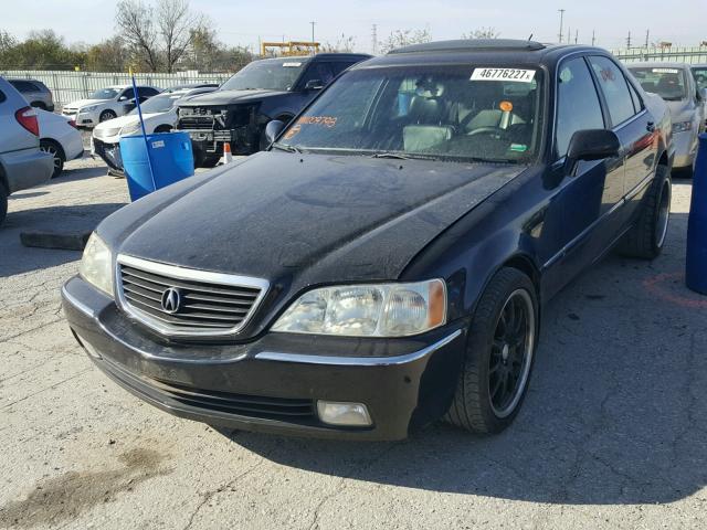 JH4KA96582C009798 - 2002 ACURA 3.5RL BLACK photo 2