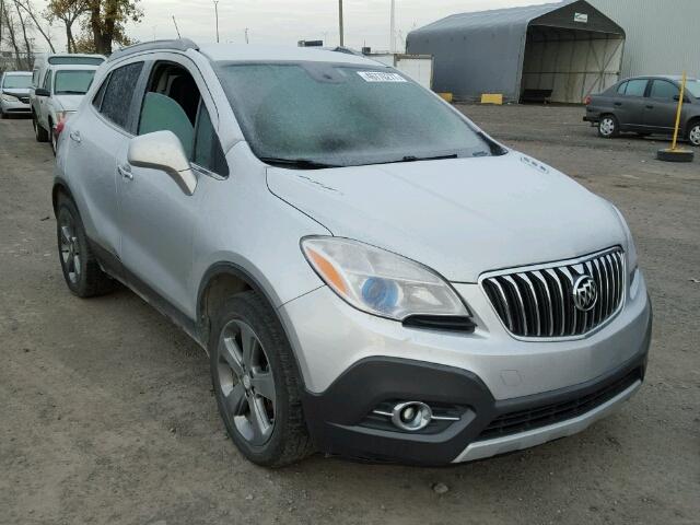 KL4CJESB4DB165513 - 2013 BUICK ENCORE SILVER photo 1