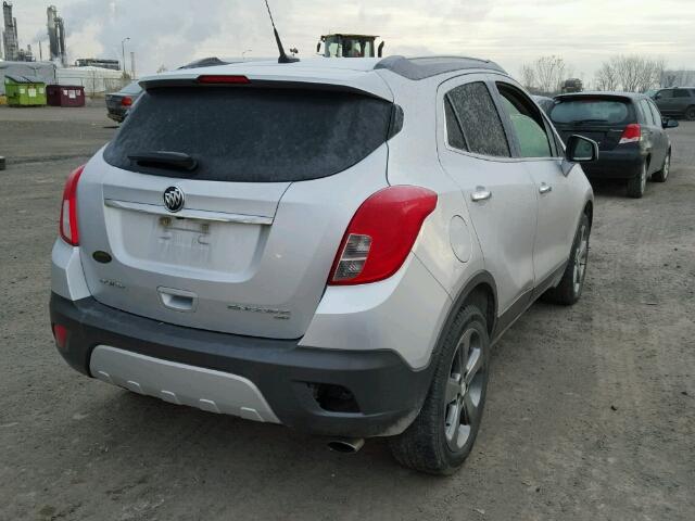 KL4CJESB4DB165513 - 2013 BUICK ENCORE SILVER photo 4