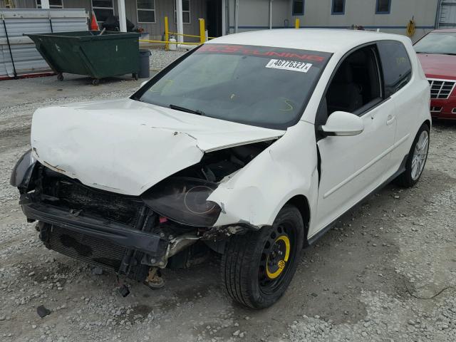 WVWFV71K78W087411 - 2008 VOLKSWAGEN GTI WHITE photo 2