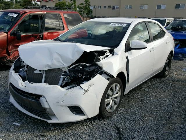 2T1BURHE3GC517651 - 2016 TOYOTA COROLLA WHITE photo 2