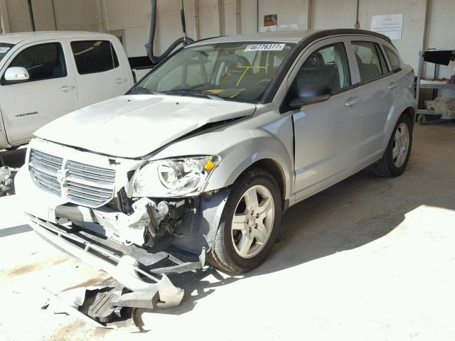 1B3HB48A29D172538 - 2009 DODGE CALIBER SX SILVER photo 2