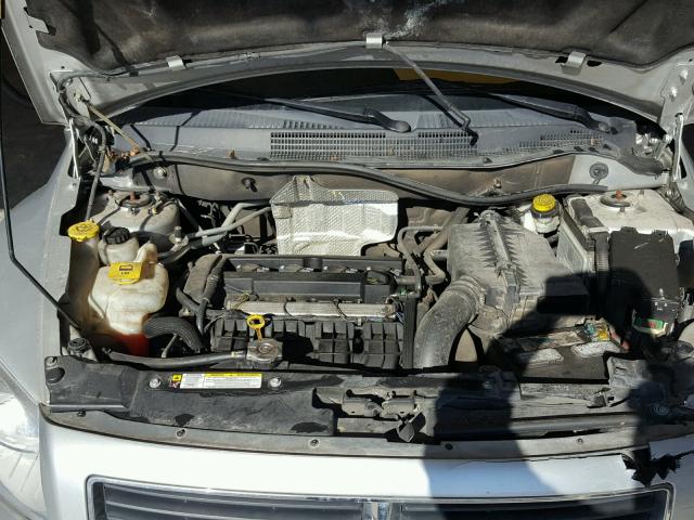 1B3HB48A29D172538 - 2009 DODGE CALIBER SX SILVER photo 7