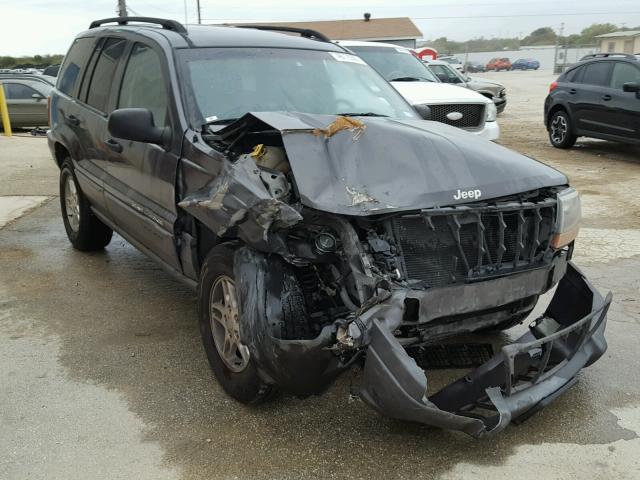 1J4GX48S12C126418 - 2002 JEEP GRAND CHER GRAY photo 1