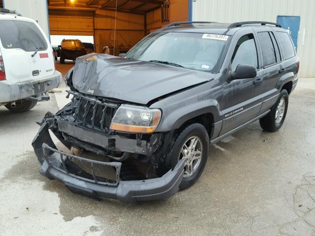 1J4GX48S12C126418 - 2002 JEEP GRAND CHER GRAY photo 2