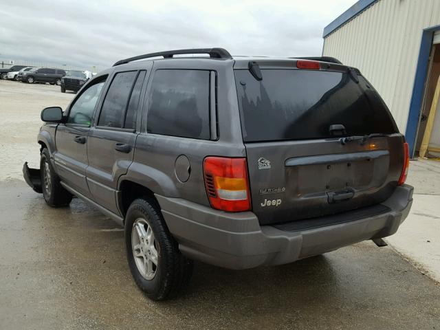 1J4GX48S12C126418 - 2002 JEEP GRAND CHER GRAY photo 3