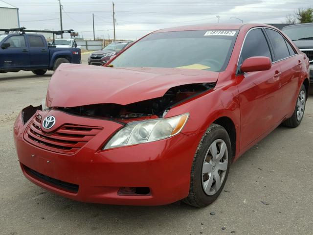 4T1BE46K37U088695 - 2007 TOYOTA CAMRY NEW RED photo 2