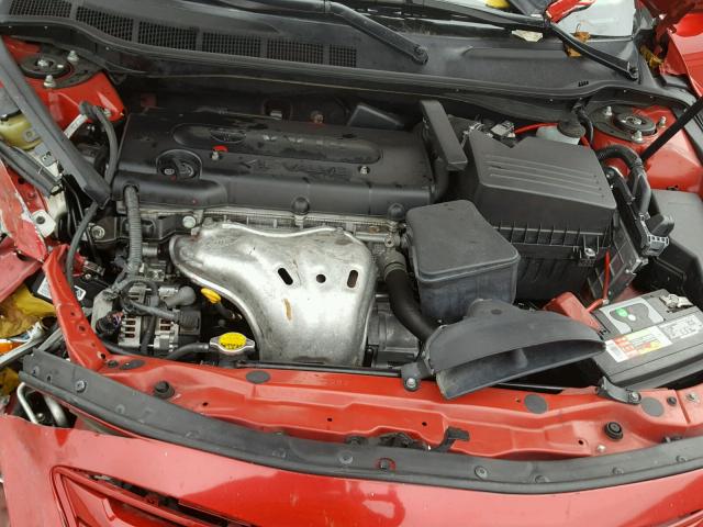 4T1BE46K37U088695 - 2007 TOYOTA CAMRY NEW RED photo 7