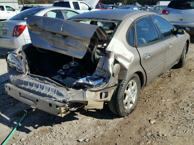 1FAFP56U07A115995 - 2007 FORD TAURUS SEL GOLD photo 4