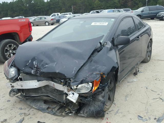 2HGFG12818H559886 - 2008 HONDA CIVIC EX BLACK photo 2