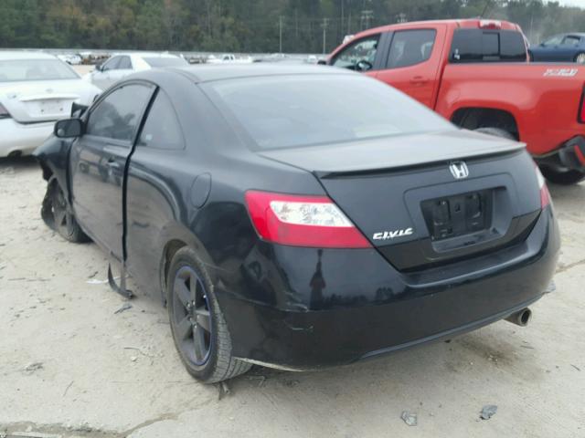 2HGFG12818H559886 - 2008 HONDA CIVIC EX შავი ფოტო 3
