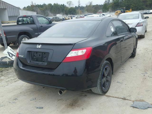 2HGFG12818H559886 - 2008 HONDA CIVIC EX BLACK photo 4