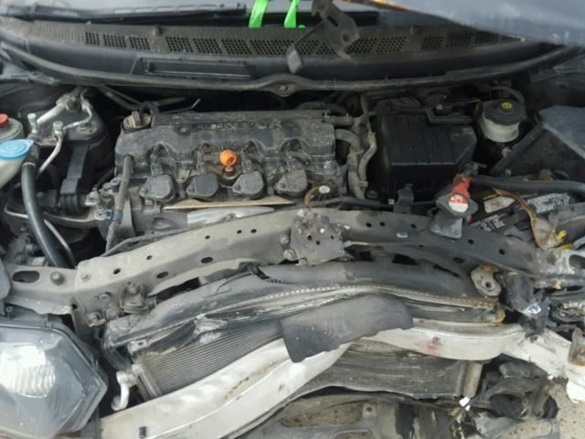 2HGFG12818H559886 - 2008 HONDA CIVIC EX შავი ფოტო 7