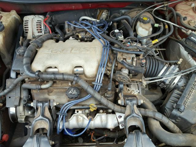 2G1WF52EX59341006 - 2005 CHEVROLET IMPALA BURGUNDY photo 7