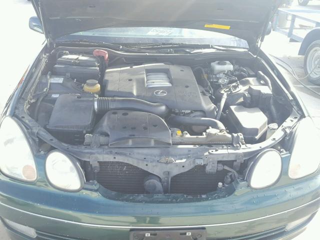 JT8BH68X8W0008988 - 1998 LEXUS GS 400 GREEN photo 7