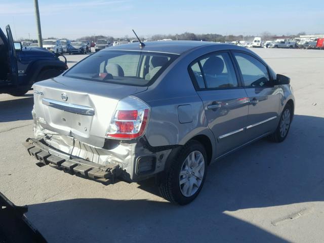 3N1AB6AP5AL704506 - 2010 NISSAN SENTRA 2.0 GRAY photo 4