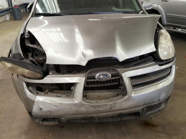 4S4WX85D674410378 - 2007 SUBARU B9 TRIBECA SILVER photo 9