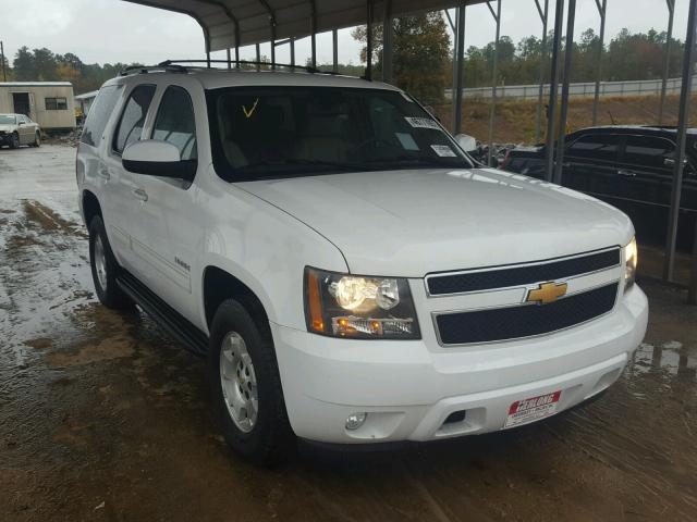 1GNSCBE08ER153806 - 2014 CHEVROLET TAHOE C150 WHITE photo 1